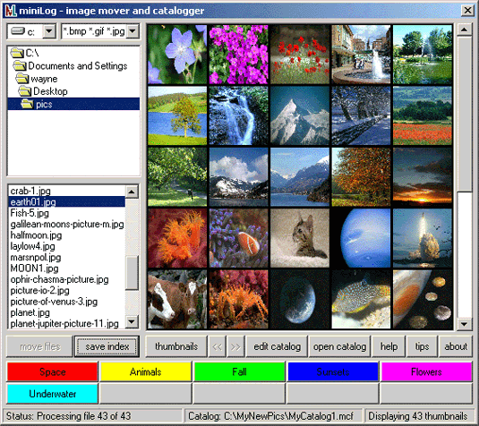 MiniLog Screenshot